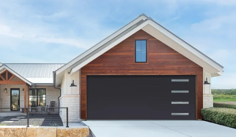 Modern Steel Flush, Black